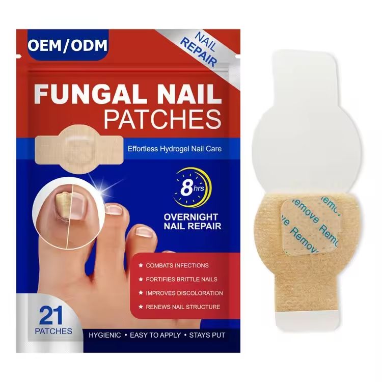 21 Patches Fungal Nail Treatment | Toenail Fungus Repair | Nail Discoloration & Brittle Nails | Overnight Hydrogel Care | Hypoallergenic | Easy to Apply | Ship to Kenya