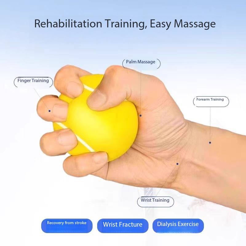 10lb Finger Grip Ball Hand Exercise Equipment for Elderly Stroke Rehabilitation Training Silicone Hand Gripper Strength Trainer Finger Grip Strength Training Ball Silicone Hand Exercise Ball
