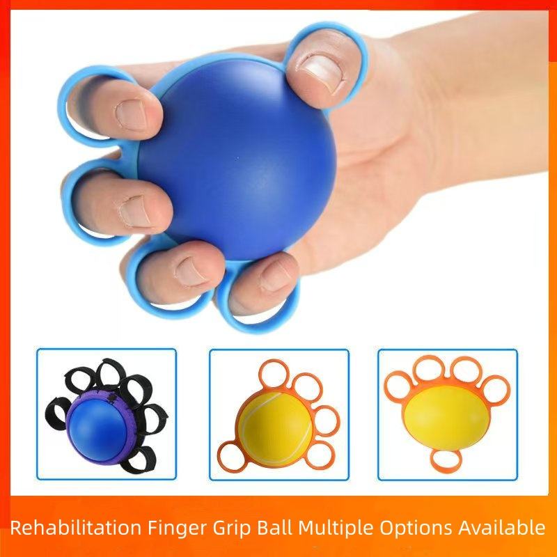 10lb Finger Grip Ball Hand Exercise Equipment for Elderly Stroke Rehabilitation Training Silicone Hand Gripper Strength Trainer Finger Grip Strength Training Ball Silicone Hand Exercise Ball