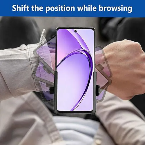 Wristband Phone Holder, No Screen Blocking, 360° Rotating Wrist Phone Mount,  Quick Release, for Android, iPhone , Fits 4–7.0" Phones