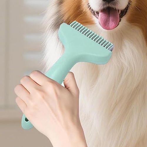 Pet knot comb, cat hair removal comb, dog thin brush, stainless steel cat hair cleaning brush