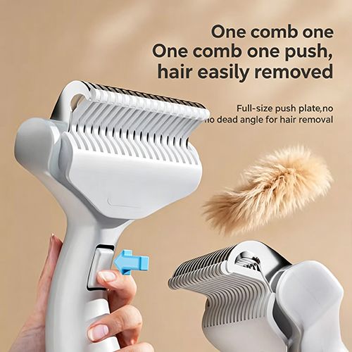 Pet knot comb, cat hair removal comb, dog thin brush, stainless steel cat hair cleaning brush