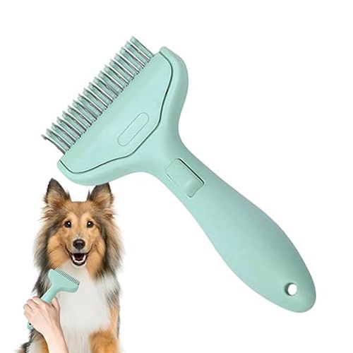 Pet knot comb, cat hair removal comb, dog thin brush, stainless steel cat hair cleaning brush