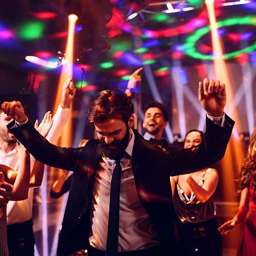 Party Lights,Disco Light Disco Ball Dj Rave Lights Strobe Lights Sound Activated Stage Lights Projected Effect Dancing Light Remote Control for Birthday Xmas Wedding Bar Glow Party Christmas