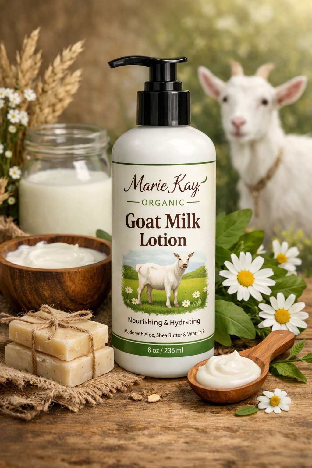 Marie Kay Organic Goat milk Body Lotion Indulge your skin in the nourishing power of Marie Kay Organic Goat Milk Lotion. Formulated with rich goat milk.