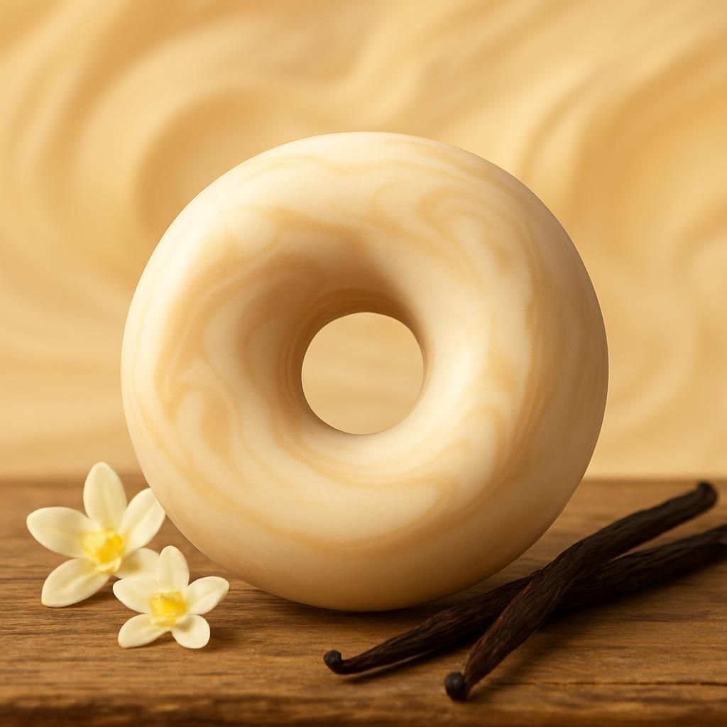 Organic Marie Kay Donut Goatmilk Soap.Indulge Your Senses!
Dive into a sweet, sugary delight with our Donut Goat Milk Soap. Infused with the rich aroma of French vanilla