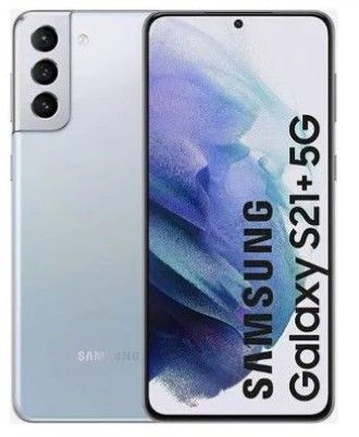 Refurbished Samsung Galaxy S21+, 256GB + 8GB, Dual Sim, Unlocked, Original Screen, 12MP Camera 4800mAh Battery, Free 45W Adapter, fast charging data cable, SIM ejector pin