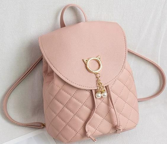 Women Bags Ladies Bag Women's Mini Backpack Luxury PU Leather Kawaii Backpack Girls Cute Graceful Pack Bag Small School Bags Grey one