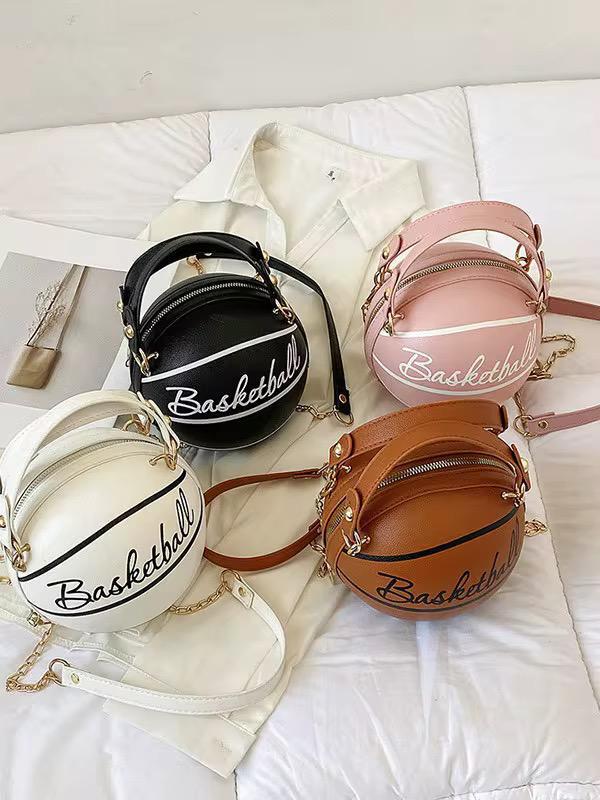 New Arrivals!!! New Arrivals!!Basketball 🏀Baddies Evening Bag👛 Slay slay slay💋💋💋📛 Size 16*16📛  Colors;  Brown, Pink, Black, White
