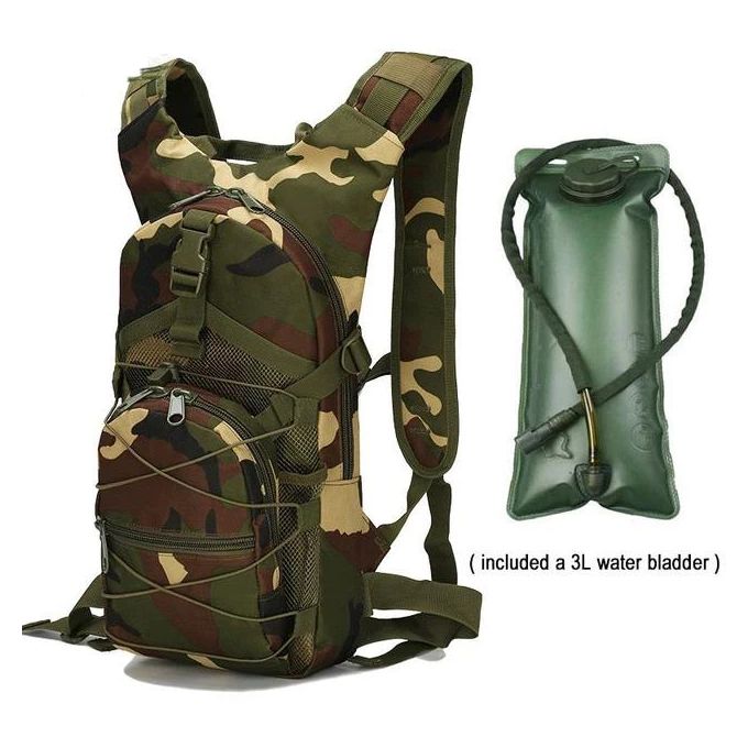 Camping & Hiking Durable Outdoor Tactical Backpack/ Hydration Bag– Multipurpose Hiking & Travel Bag