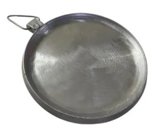 Heavy-Duty Non-Stick Chapati Pan + Free Wooden Rolling Pin, Crafted from Premium 2.6mm thick, Durable Alumminium, PFOA-free Nonstick Coating Allowing food to Brown without Sticking