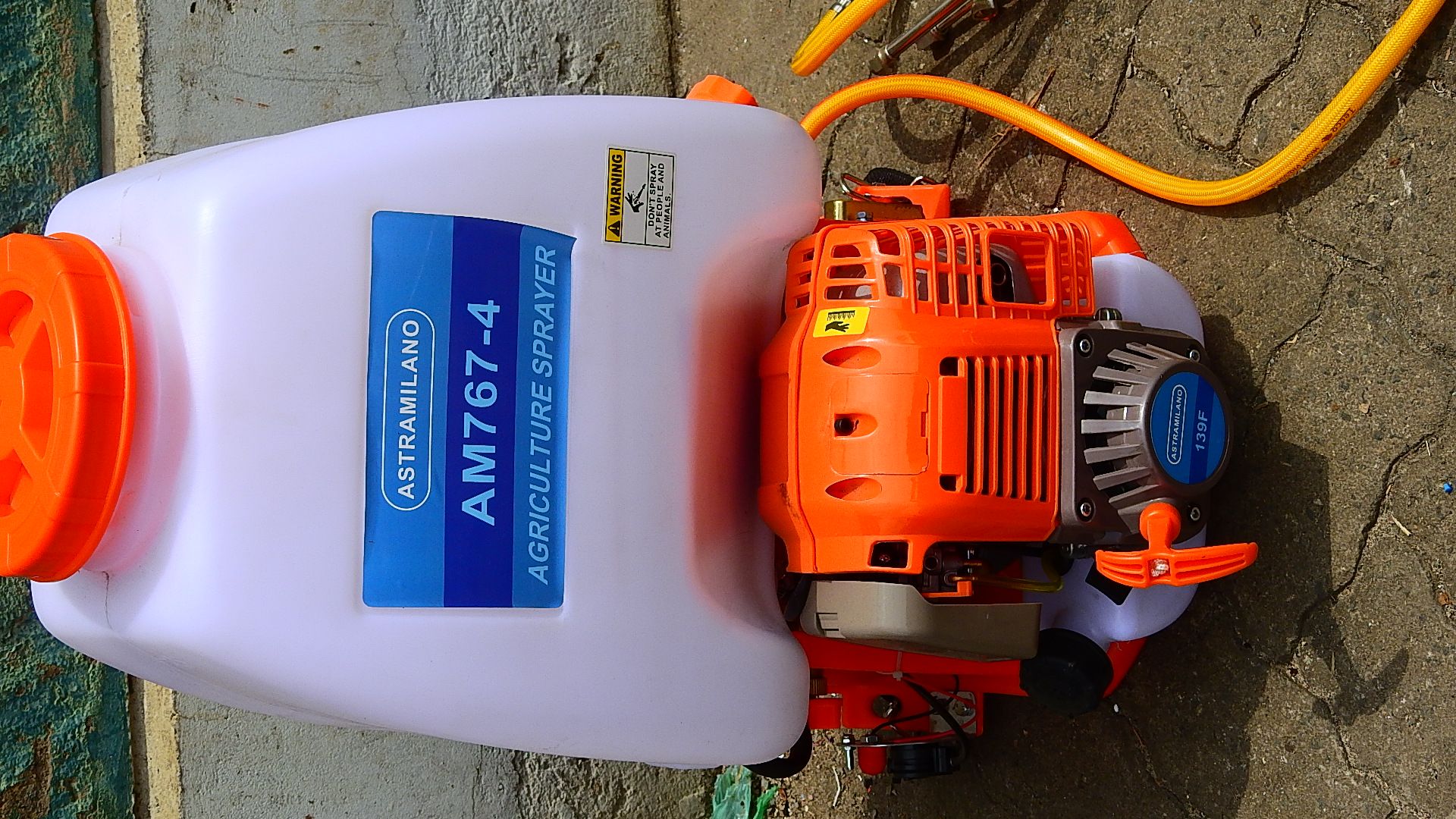 Astramilano 4-stroke petrol engine knapsack sprayer, AM767-4 Agriculture Sprayer