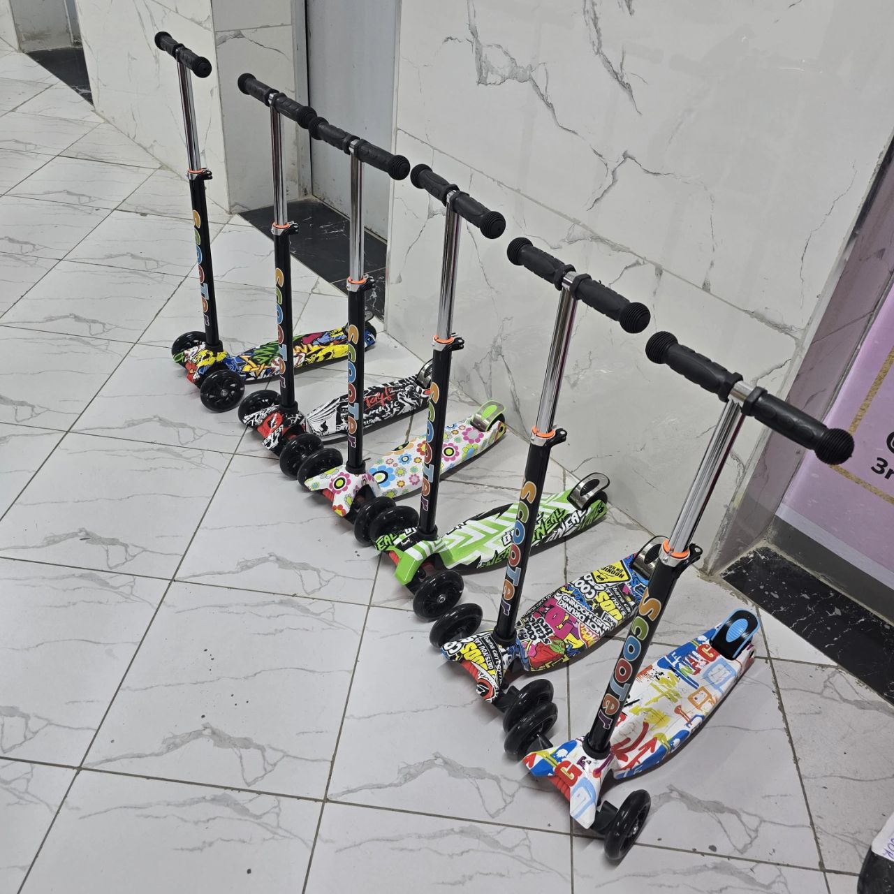 Kids 3-Wheel Scooter for Ages 2–10 Years – Adjustable Height Kick Scooter with LED Wheels | Outdoor Ride-On Toy for Boys & Girls