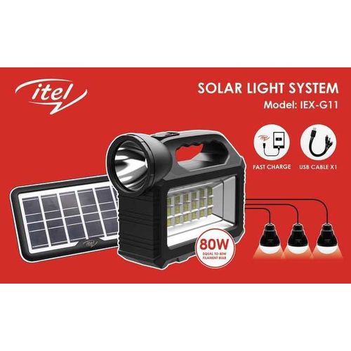 Portable & Rechargeable LED Solar Lamp -Itel Solar Light  | Energy-Efficient Lighting. Illuminate your home, garden, or outdoor space with the Itel Solar Light, a compact and energy-efficient LED lamp