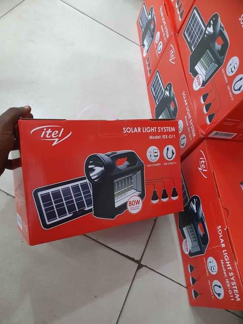 Portable & Rechargeable LED Solar Lamp -Itel Solar Light  | Energy-Efficient Lighting. Illuminate your home, garden, or outdoor space with the Itel Solar Light, a compact and energy-efficient LED lamp