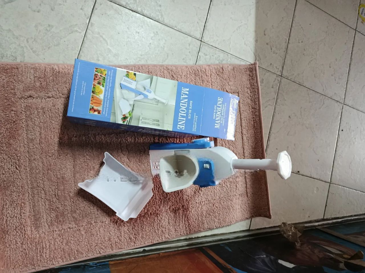 Manual Vegetable Mandoline Slicer – Multi-Function Adjustable Vegetable Cutter & Fruit Slicer with Stainless Steel Blades for Kitchen