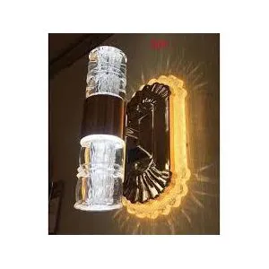 LED Indoor & Outdoor Wall Lamp – Moisture Proof Warm Light Wall Light | Waterproof Modern LED Wall Sconce for Bedroom, Living Room, Corridor & Garden