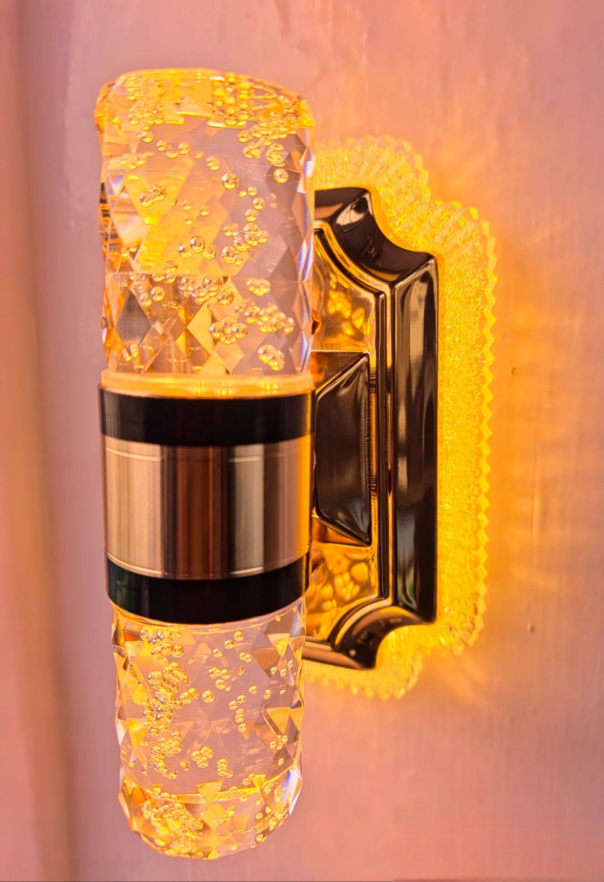 LED Indoor & Outdoor Wall Lamp – Moisture Proof Warm Light Wall Light | Waterproof Modern LED Wall Sconce for Bedroom, Living Room, Corridor & Garden