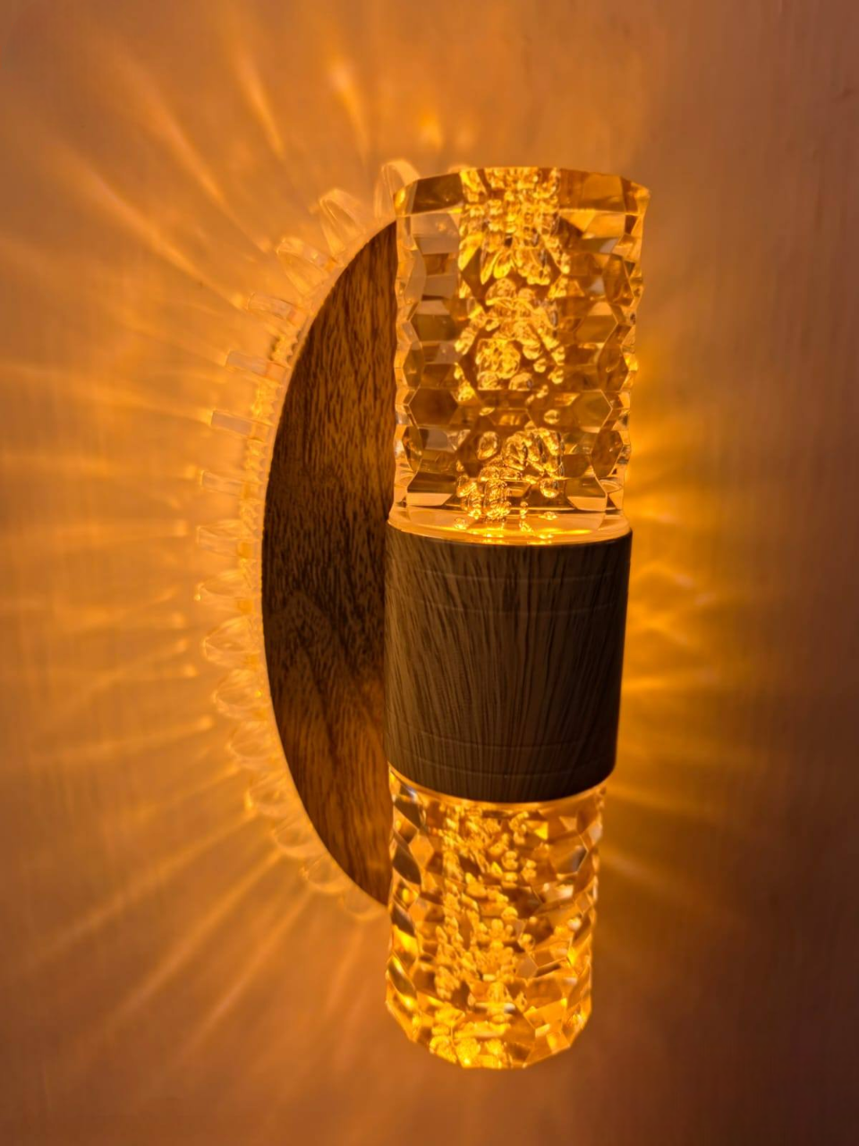 LED Indoor & Outdoor Wall Lamp – Moisture Proof Warm Light Wall Light | Waterproof Modern LED Wall Sconce for Bedroom, Living Room, Corridor & Garden