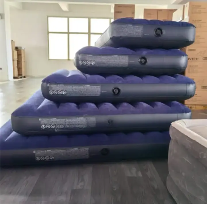 Air Mattress with Free Electric Pump Original Intex DURA-BEAM Standard – Unmatched Comfort, Multiple Sizes (4x6 ft, 5x6 ft, 6x6 ft)
