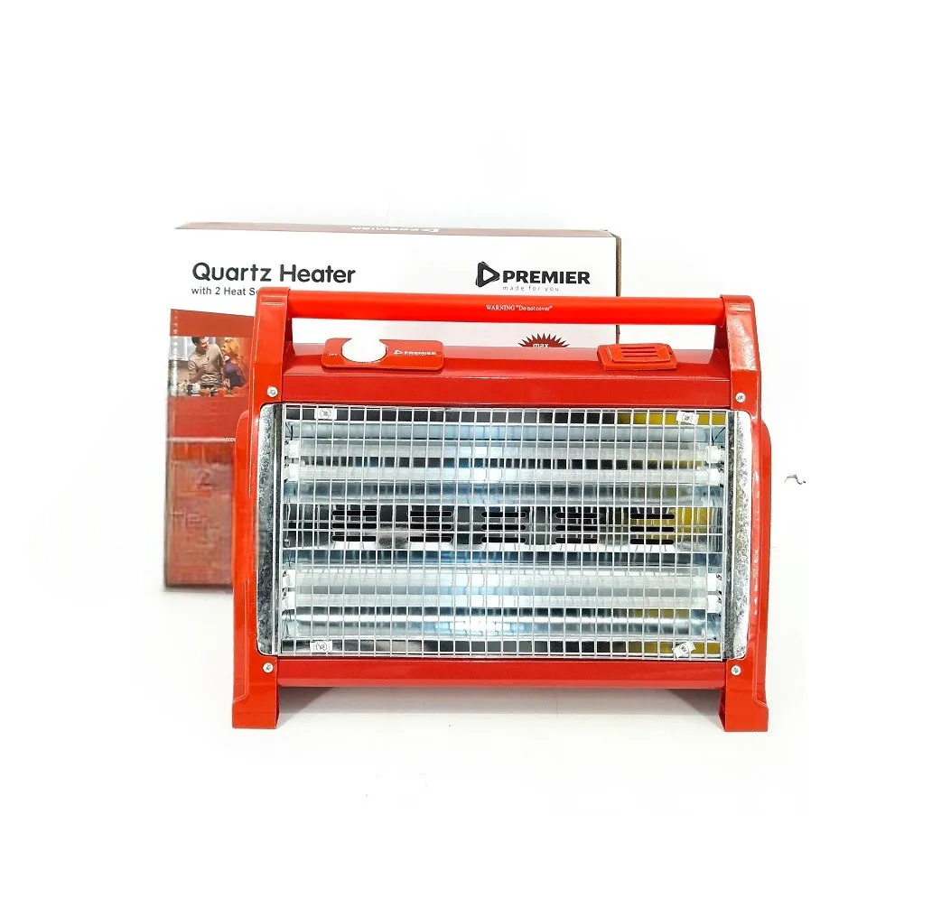 Electric Room Heater Premier Quartz – Portable Energy-Saving Fan Heater for Home & Office. Efficient & Portable Electric Heater for Home & Office