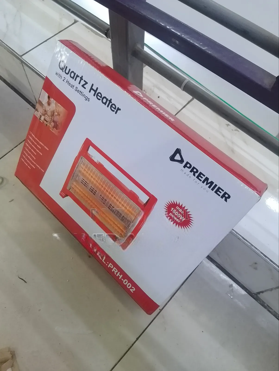 Electric Room Heater Premier Quartz – Portable Energy-Saving Fan Heater for Home & Office. Efficient & Portable Electric Heater for Home & Office