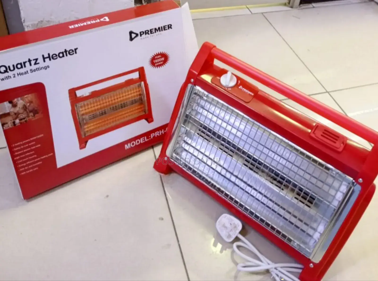 Electric Room Heater Premier Quartz – Portable Energy-Saving Fan Heater for Home & Office. Efficient & Portable Electric Heater for Home & Office