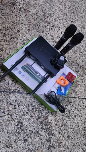 BNK DH-744 Wireless Microphone System – 2 Channel UHF Professional Dual Handheld Mic | Long Range, Auto Mute, Noise Reduction | Karaoke, Church, DJ, Events Mic System