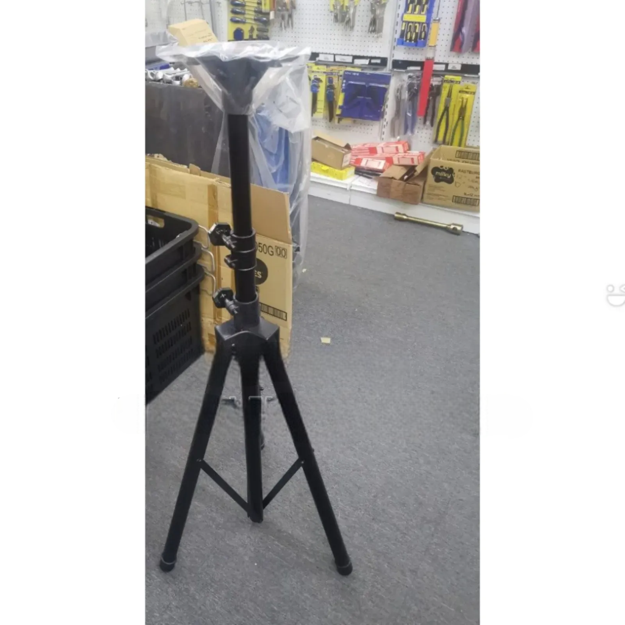 Adjustable Heavy-Duty Speaker Stand – Universal PA Speaker Tripod Stand | Height Adjustable DJ Speaker Stand for Studio, Events, Church & Home Sound Systems