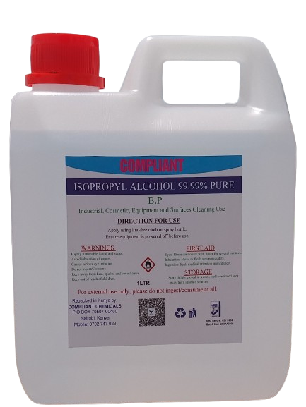 1LTR 99.99% ISOPROPYL ALCOHOL (IPA) Rubbing alcohol– Technical grade, Ultra Pure Cleaning & Disinfecting Solvent.