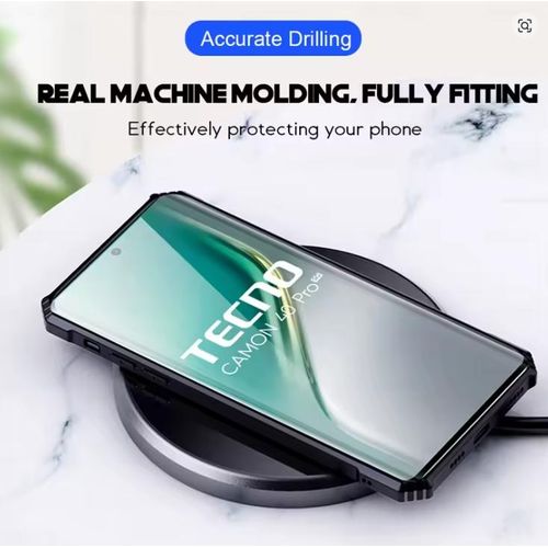 New Case Tecno Camon 40 Pro Premium Clear Case: Showcase your phone's original design with this colorless, transparent cover. Features stylish black, anti-slip edges and heavy-duty Phone Cover/Case