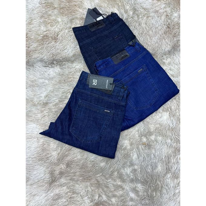 3 Pack Break Rules Normal Fitting Men's Soft Jeans – Premium Cotton Stretch Denim with Classic Five-Pocket Styling for Everyday Comfort & Versatile Wear