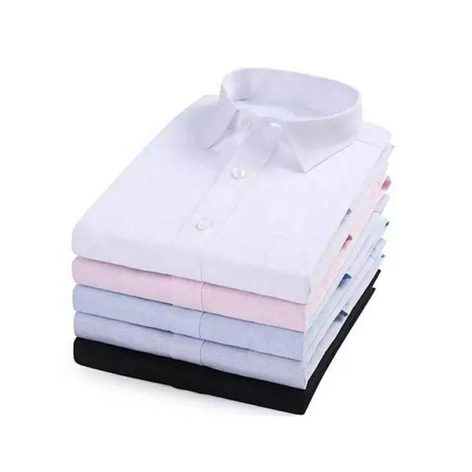 5 Pack Turkey Style Official Shirts for Men – Premium Slim Fit Long Sleeve Formal Business Shirts for Office, Meetings & Professional Wear