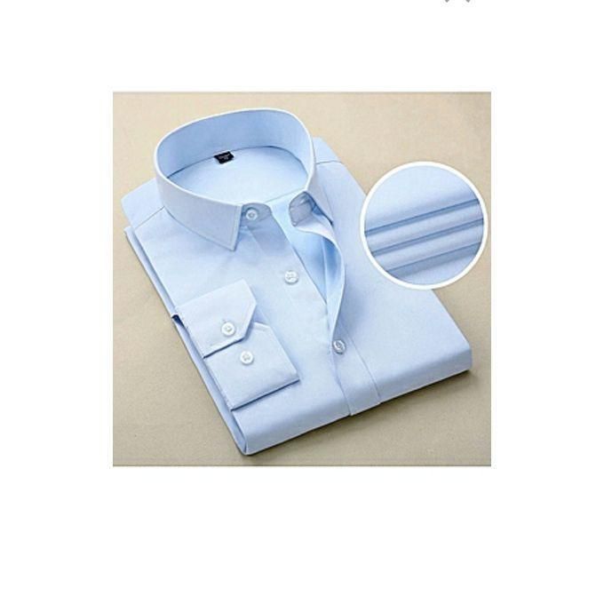 Men’s Official Long Sleeve Shirts 3 Pack – Premium Slim Fit Formal Business & Office Wear Dress Shirts for Professional Style-  Size S, M,XL,XXL,XXXL,XXXXL,XXXXXL