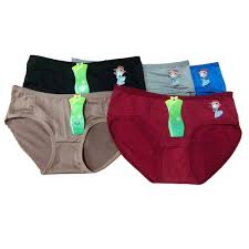 AD Fashion Style 6 Pcs Pure Cotton Seamless Ladies Pants – Soft Breathable No-Show Underwear Set for Women with Full Coverage & Comfort Fit – Assorted Colors