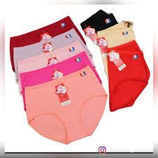 AD Fashion Style 6 Pcs Pure Cotton Seamless Ladies Pants – Soft Breathable No-Show Underwear Set for Women with Full Coverage & Comfort Fit – Assorted Colors