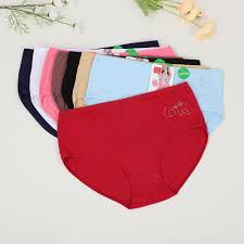 AD Fashion Style 6 Pcs Pure Cotton Seamless Ladies Pants – Soft Breathable No-Show Underwear Set for Women with Full Coverage & Comfort Fit – Assorted Colors