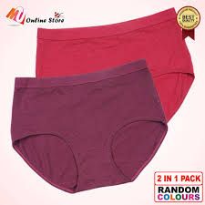 AD Fashion Style 6 Pcs Pure Cotton Seamless Ladies Pants – Soft Breathable No-Show Underwear Set for Women with Full Coverage & Comfort Fit – Assorted Colors
