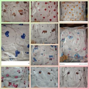 Lucky Star 11 Pieces Unisex New Born Baby Receiving Set – Assorted Prints & Flowers – 100% Cotton Layette Bundle with Romper, Tops, Trousers, Hat, Mittens, Bib & More for 0-12 Months