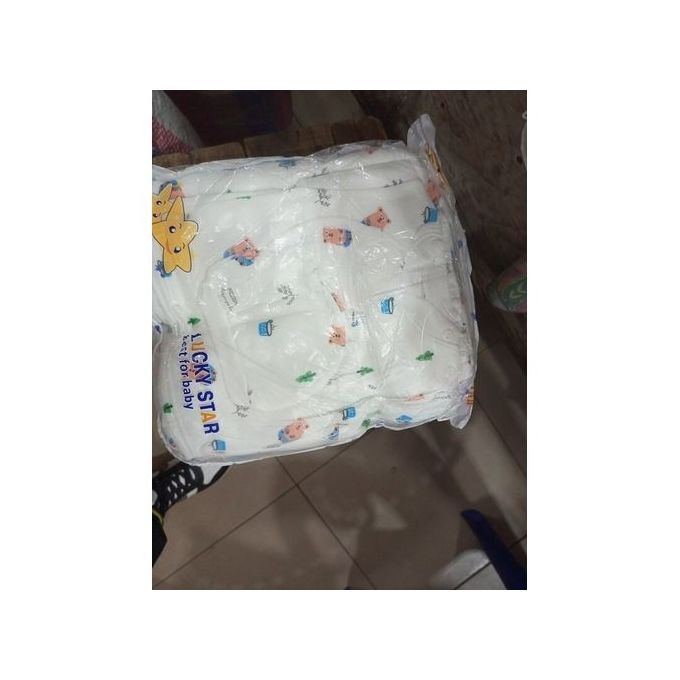 Lucky Star 11 Pieces Unisex New Born Baby Receiving Set – Assorted Prints & Flowers – 100% Cotton Layette Bundle with Romper, Tops, Trousers, Hat, Mittens, Bib & More for 0-12 Months