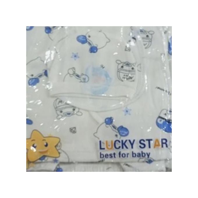 Lucky Star 11 Pieces Unisex New Born Baby Receiving Set – Assorted Prints & Flowers – 100% Cotton Layette Bundle with Romper, Tops, Trousers, Hat, Mittens, Bib & More for 0-12 Months