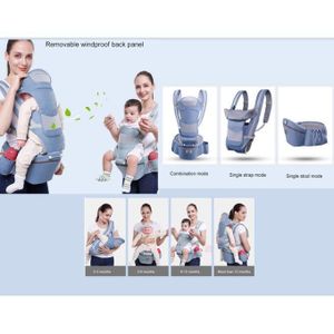 3 In 1 Hip Seat Baby Carrier – Ergonomic Multifunctional Baby Carrier with Detachable Hip Seat, Adjustable Straps & Breathable Comfort Design