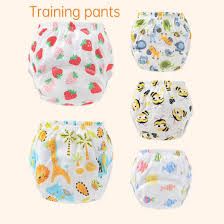 Baby Kids Pee Potty Training Pants 3 Pcs – Reusable Anti-Leakage Diaper Underwear with Assorted Cartoon Designs for Toilet Training