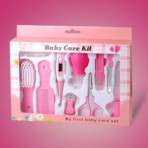 Baby Care Grooming Kit 10pcs Set – Big Size BabyCare Essentials Nursery Kit for Newborns with Safe Tools for Hygiene & Daily Care