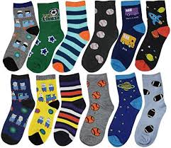 6 Pairs Bright Unisex Happy Kids Socks – Multicoloured Soft Cotton Socks for Toddlers & Children