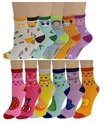 6 Pairs Bright Unisex Happy Kids Socks – Multicoloured Soft Cotton Socks for Toddlers & Children