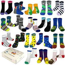 6 Pairs Bright Unisex Happy Kids Socks – Multicoloured Soft Cotton Socks for Toddlers & Children