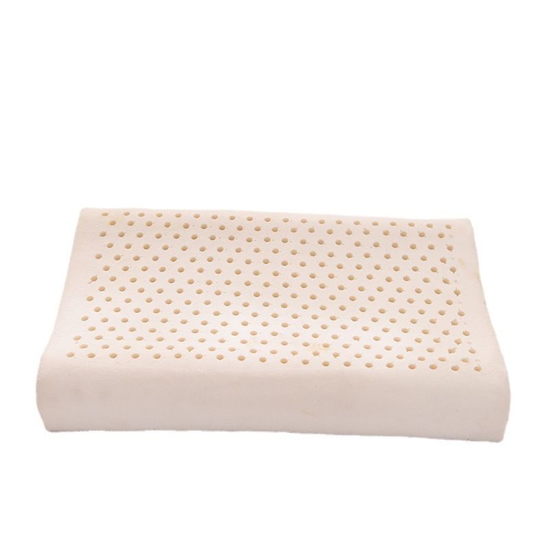 Kids Latex Pillow 27x44cm A-Class Cotton Cartoon Pillowcase Baby Neck Pillow