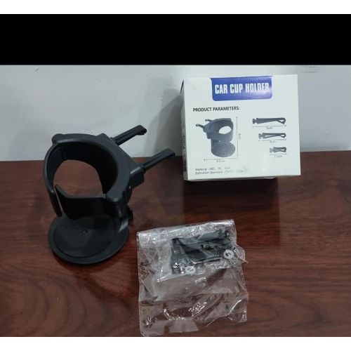 CAR CUP HOLDER / AIR VENT DRINK CUP HOLDER 1PC / BLACK COLOR