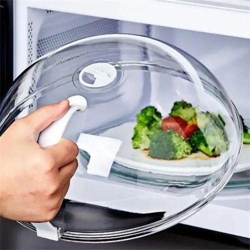 Microwave Food Cover With Steam Vents – BPA-Free Splatter Guard For Microwave Cooking Heat-Resistant And Dishwasher-Safe Fits Most Plate Sizes